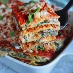 vegan spinach lasagna