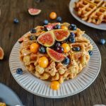 fluffy vegan waffles