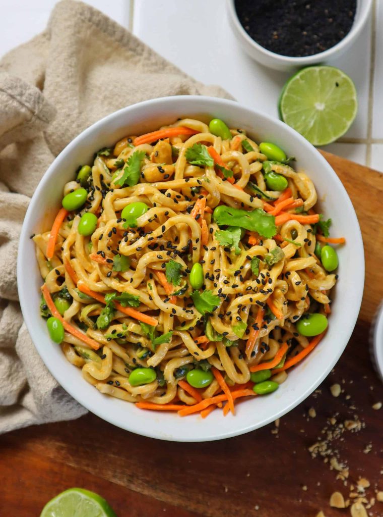 thai peanut noodle salad