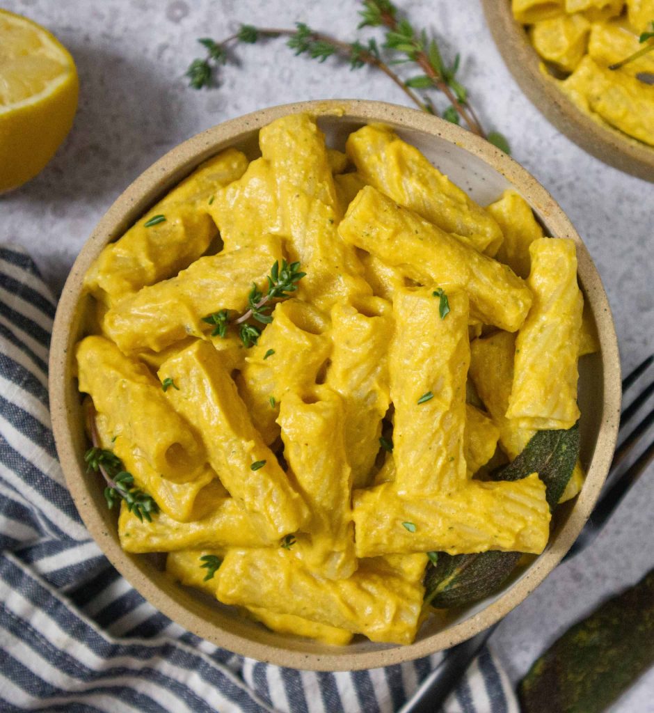 roasted butternut squash pasta