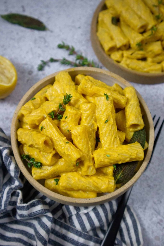 Roasted Butternut squash pasta