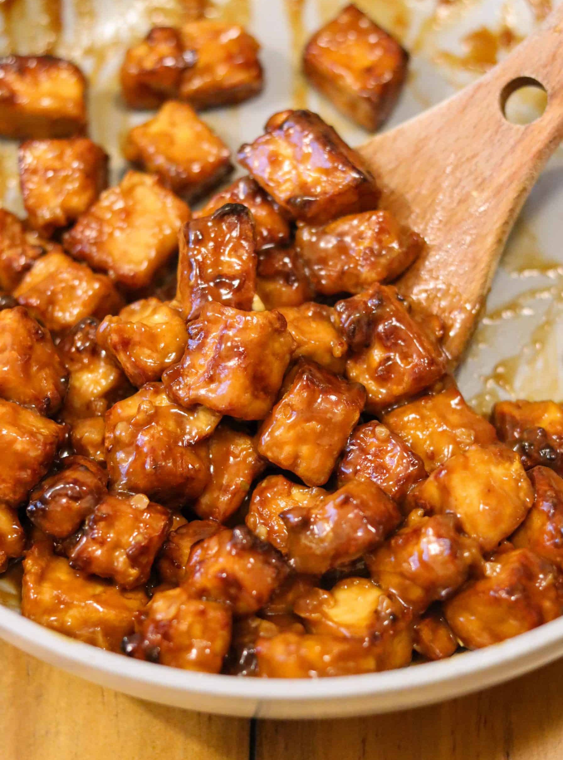 miso glazed tofu