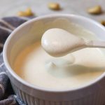 vegan sour cream recipe in a ramekin.