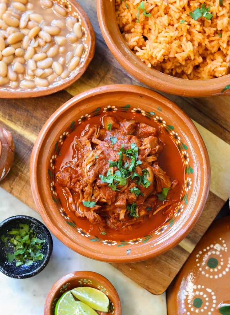 vegan birria in a bowl.